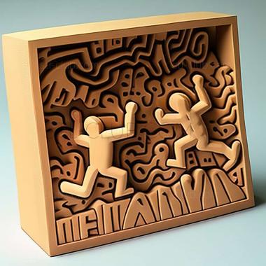 3D model Keith Haring (STL)